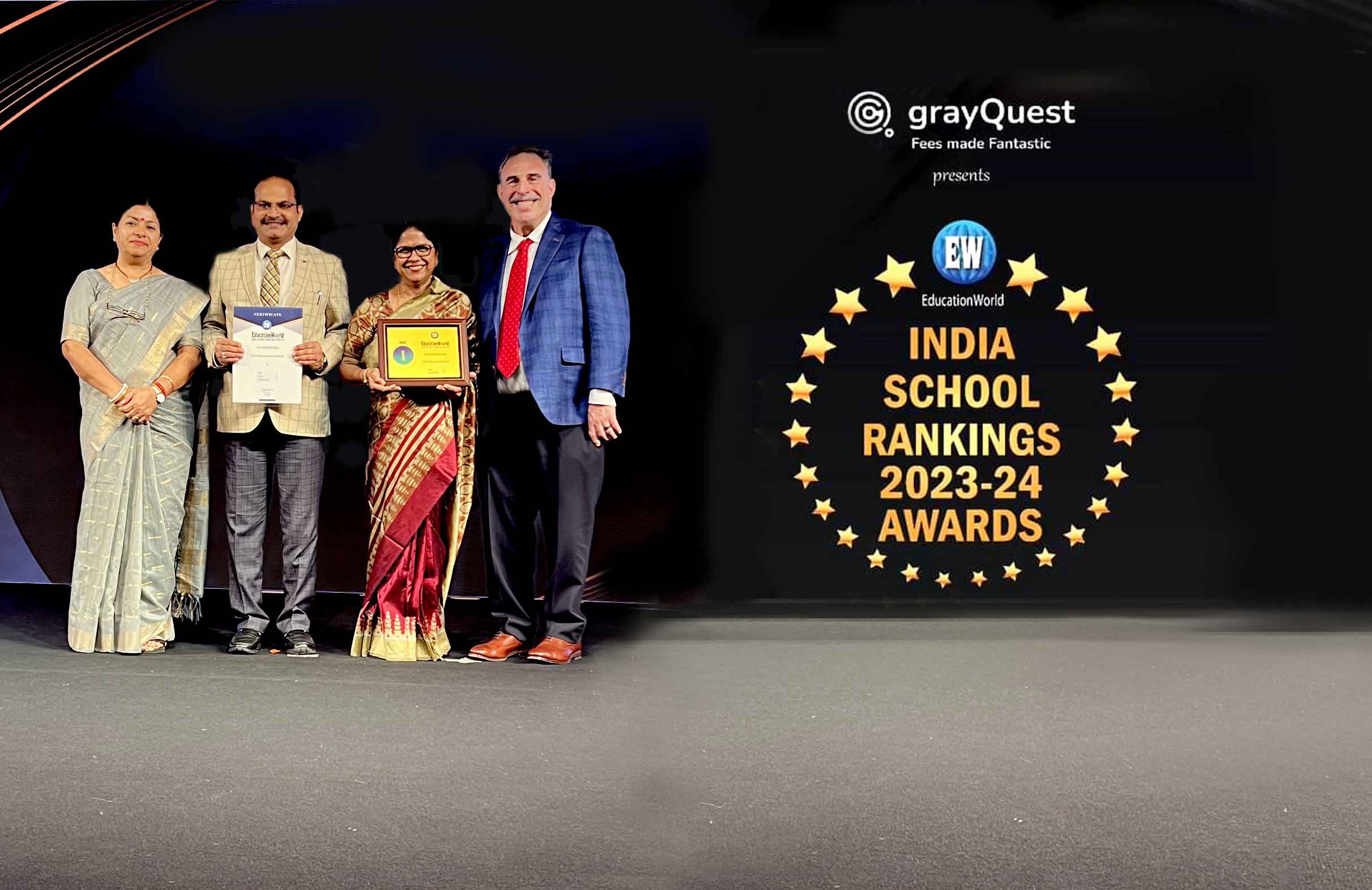 No. 1 School in India by Education World India School Rankings