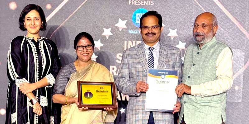 No. 1 School in India by Education World India School Rankings